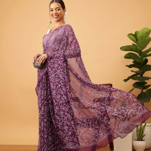 Lavender Saree